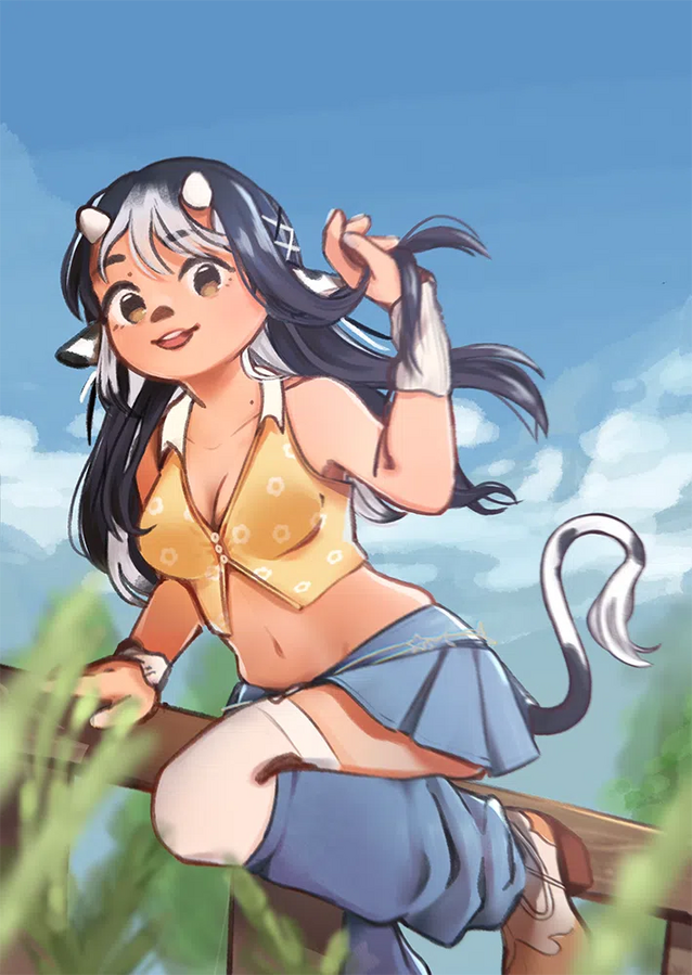 Artwork of my original character, Margot.
